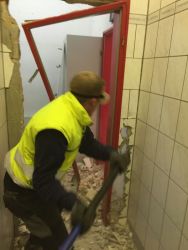 Pflaster Versorgungsleitungen