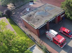 Luftbild altes Gerätehaus